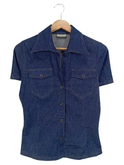 Hemden>Clockhouse Jeanshemd Größe 36 blau