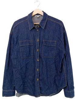 Hemden>Comma Jeanshemd Größe 40 blau