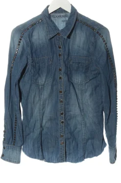Hemden>Blank NYC Denim Jeanshemd Größe 38 blau