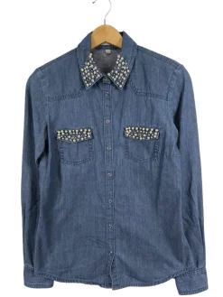 Hemden>Marie Lund Jeanshemd Größe 34 blau