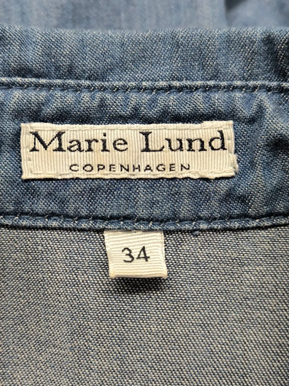 Hemden>Marie Lund Jeanshemd Größe 34 blau