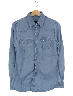 Hemden>Adriano Goldschmied Jeanshemd Größe 36 blau