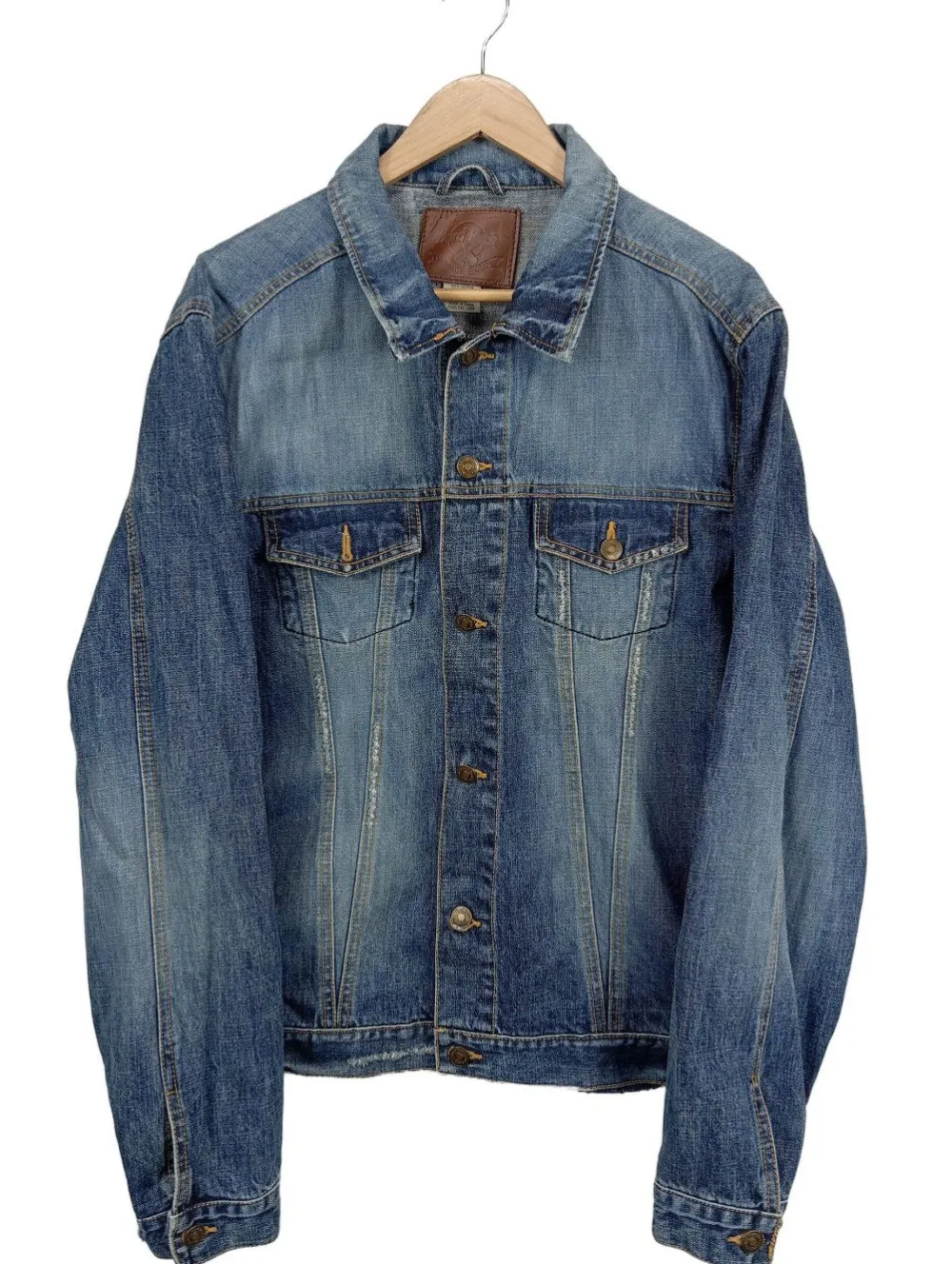 Jeansjacke Größe 42-hard rock New