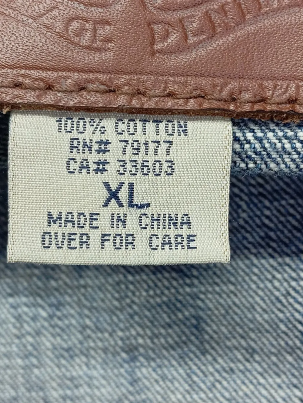 Jeansjacke Größe 42-hard rock New