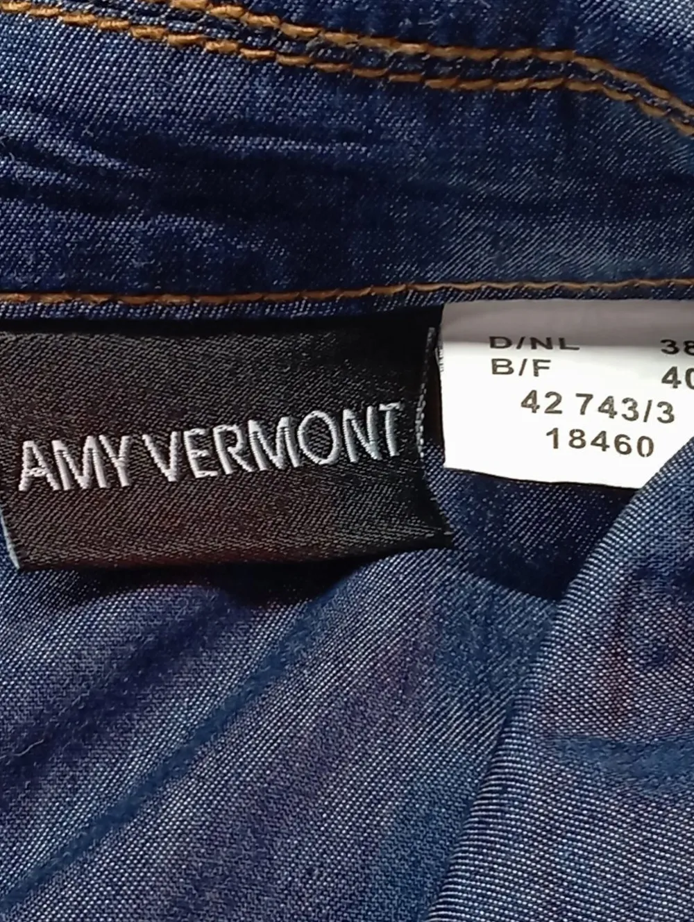 Kleider>Amy Vermont Jeanskleid Größe 38 blau