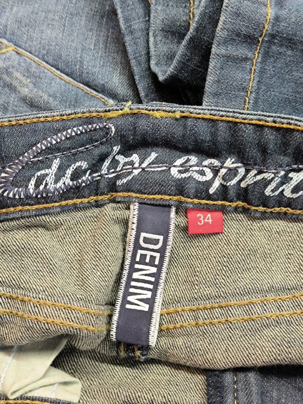 Röcke>edc by Esprit Jeansrock Größe 34 blau