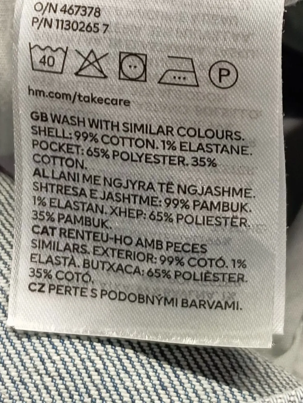 Röcke>H&M Jeansrock Größe 38 blau