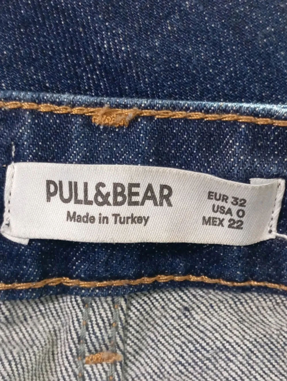 Jeans>Pull & Bear Jeansschlaghose Größe 32 blau