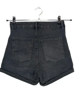 Kurze Hosen>H&M Divided Jeansshorts Größe 34 schwarz