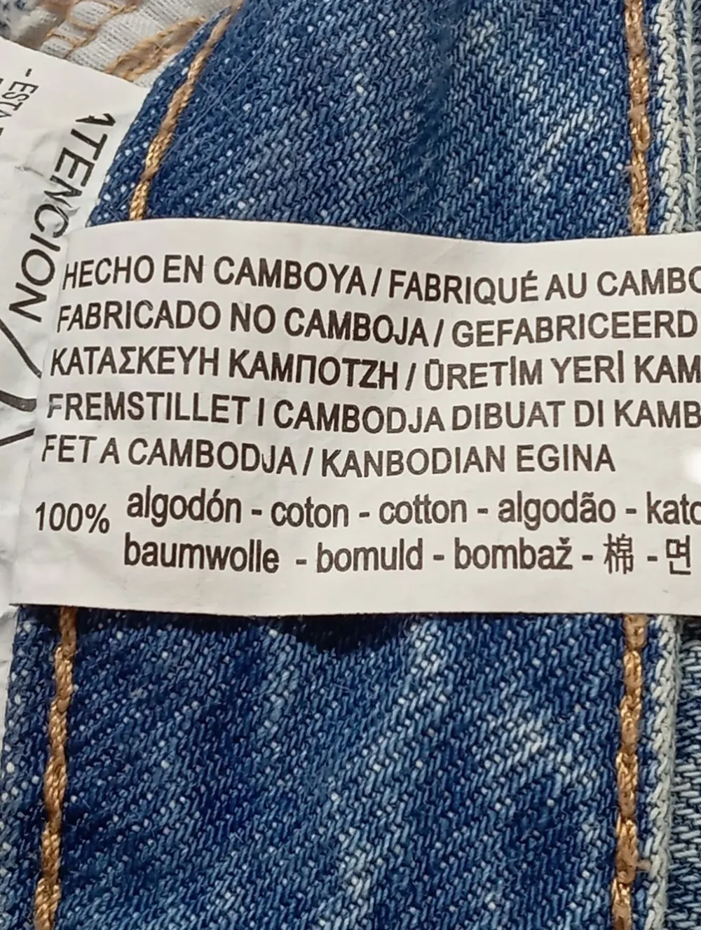 Jeansshorts Größe 34-Stradivarius