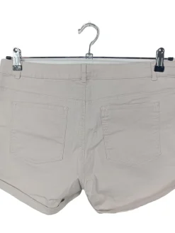 Kurze Hosen>H&M Jeansshorts Größe 42 wollweiß