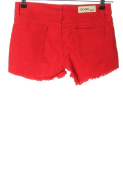 Kurze Hosen>GOGO Jeansshorts Größe 34 rot