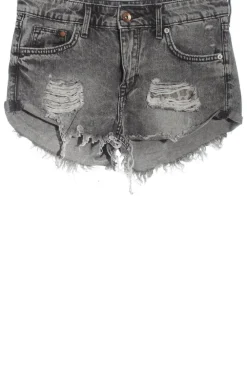 Kurze Hosen>H&M DENIM Jeansshorts Größe 34 hellgrau