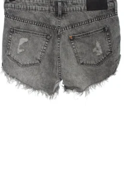 Kurze Hosen>H&M DENIM Jeansshorts Größe 34 hellgrau