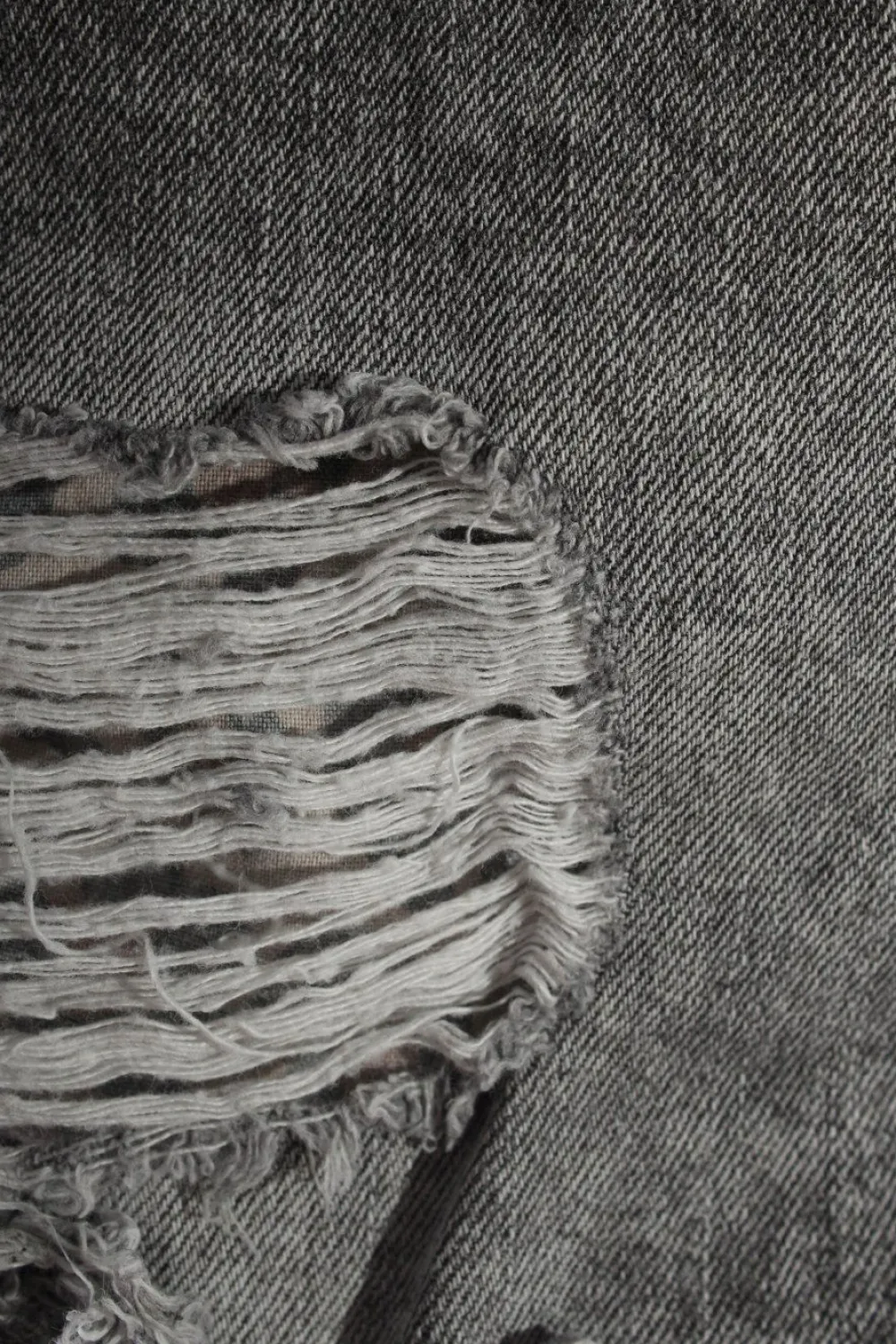 Kurze Hosen>H&M DENIM Jeansshorts Größe 34 hellgrau