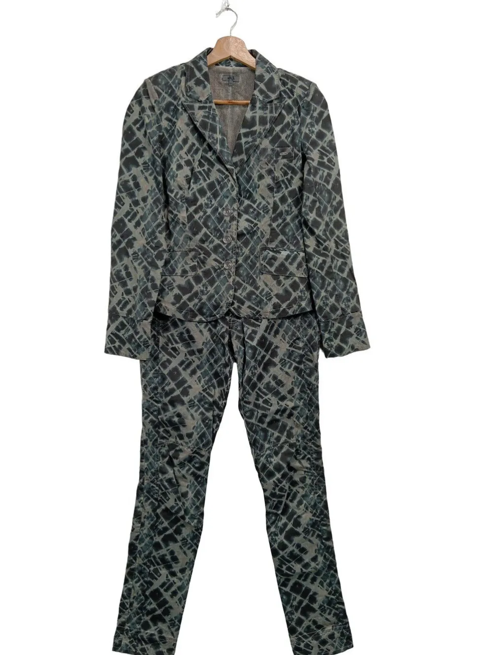 Twin Sets>Nile Jersey Twin Set Größe 34 hellgrauschwarz