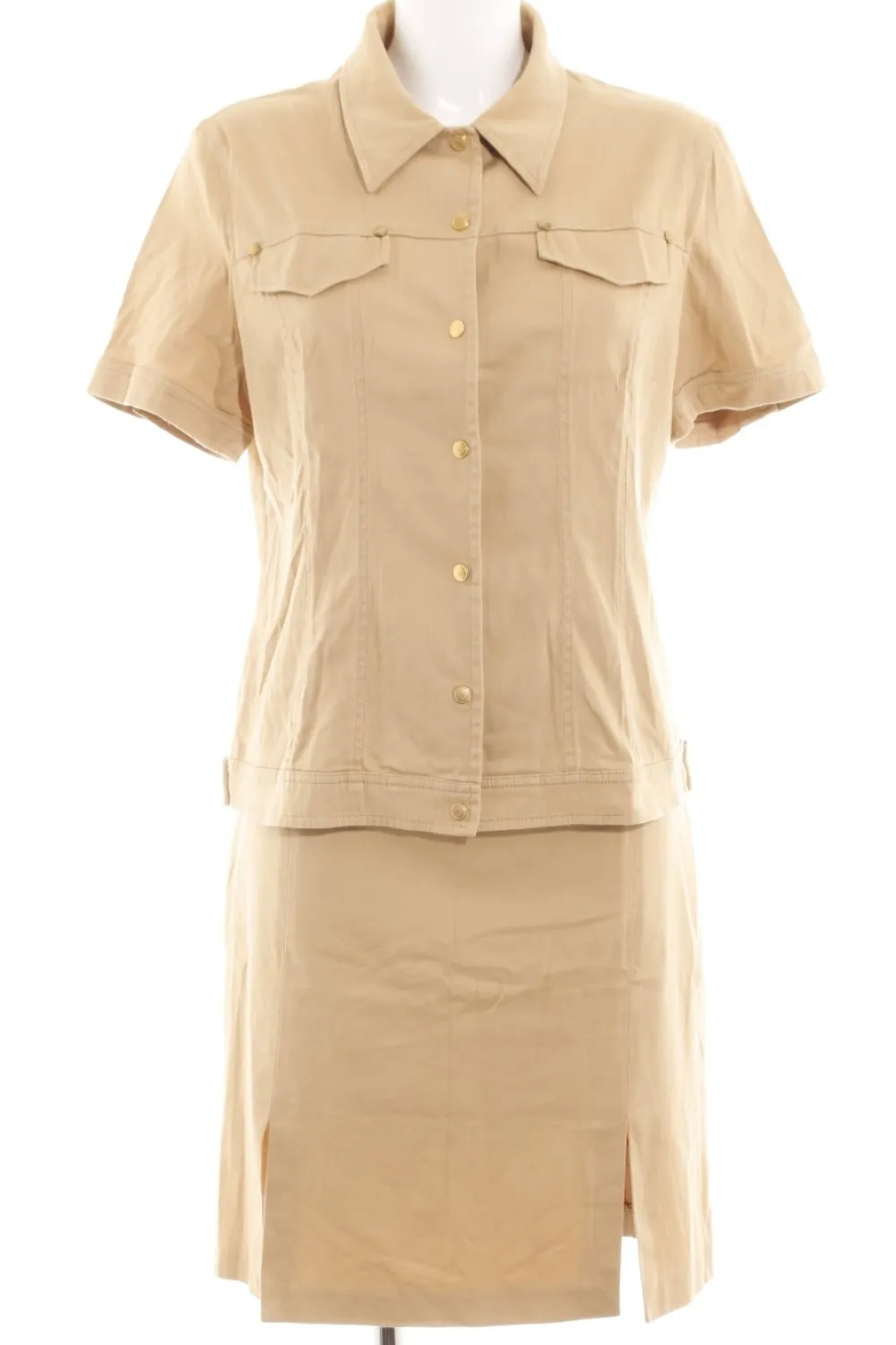 Twin Sets>Apanage Jersey Twin Set Größe 42 wollweiß