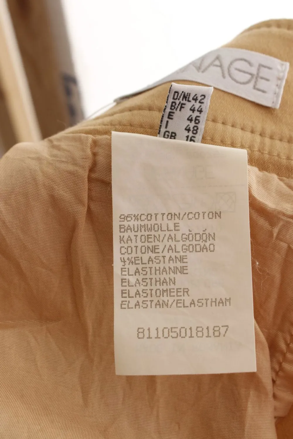 Twin Sets>Apanage Jersey Twin Set Größe 42 wollweiß