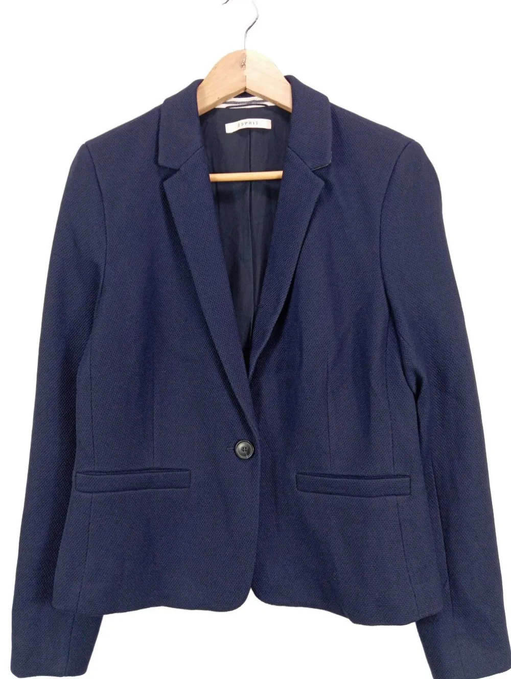 Blazer>Esprit Jerseyblazer Größe 40 blau
