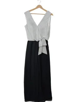 Hosen>Luxuar Limited Jumpsuit Größe 34 silberfarbenschwarz