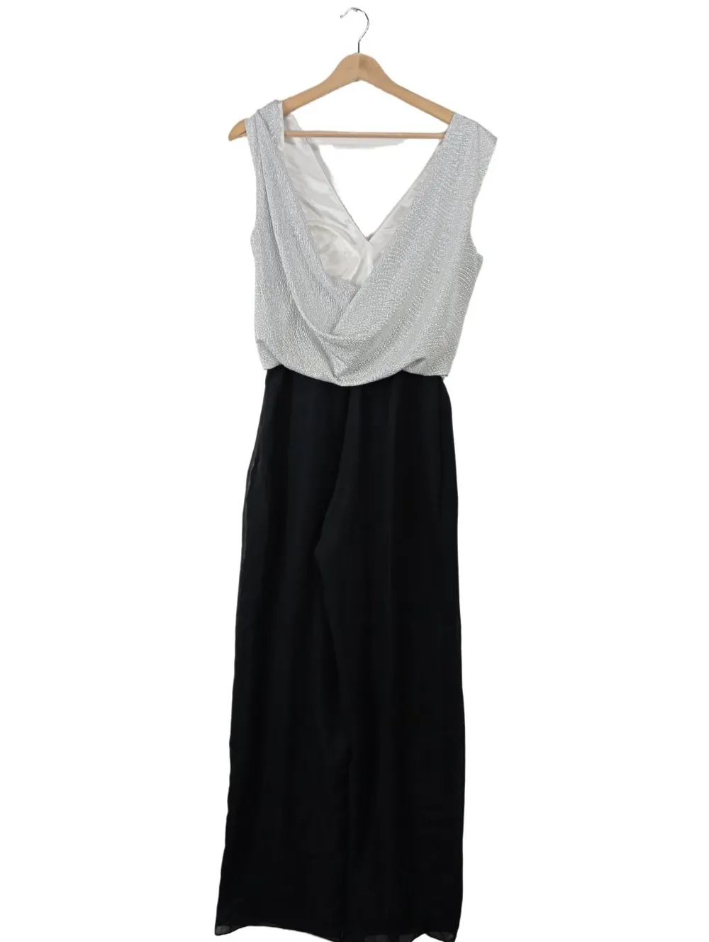 Hosen>Luxuar Limited Jumpsuit Größe 34 silberfarbenschwarz