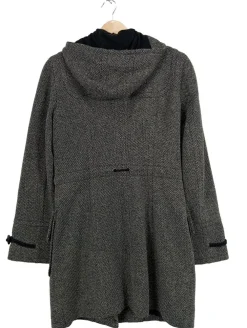 Mäntel>edc Kapuzenmantel Größe 36 hellgrau