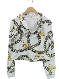 Sweats>Nike Kapuzensweatshirt Größe 38 weiß