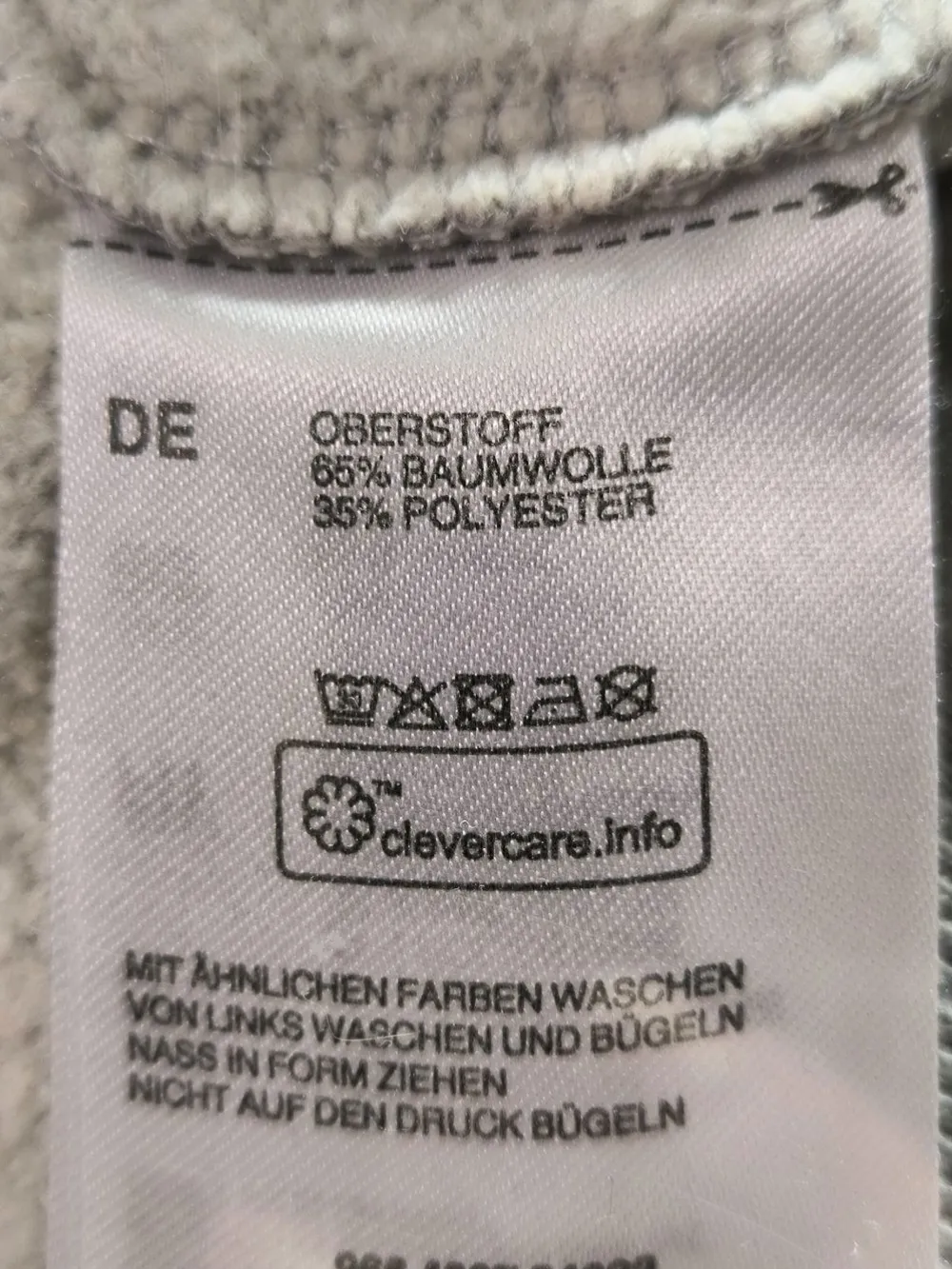 Sweats>Marc Ou2019Polo DENIM Kapuzensweatshirt Größe 38 hellgrau