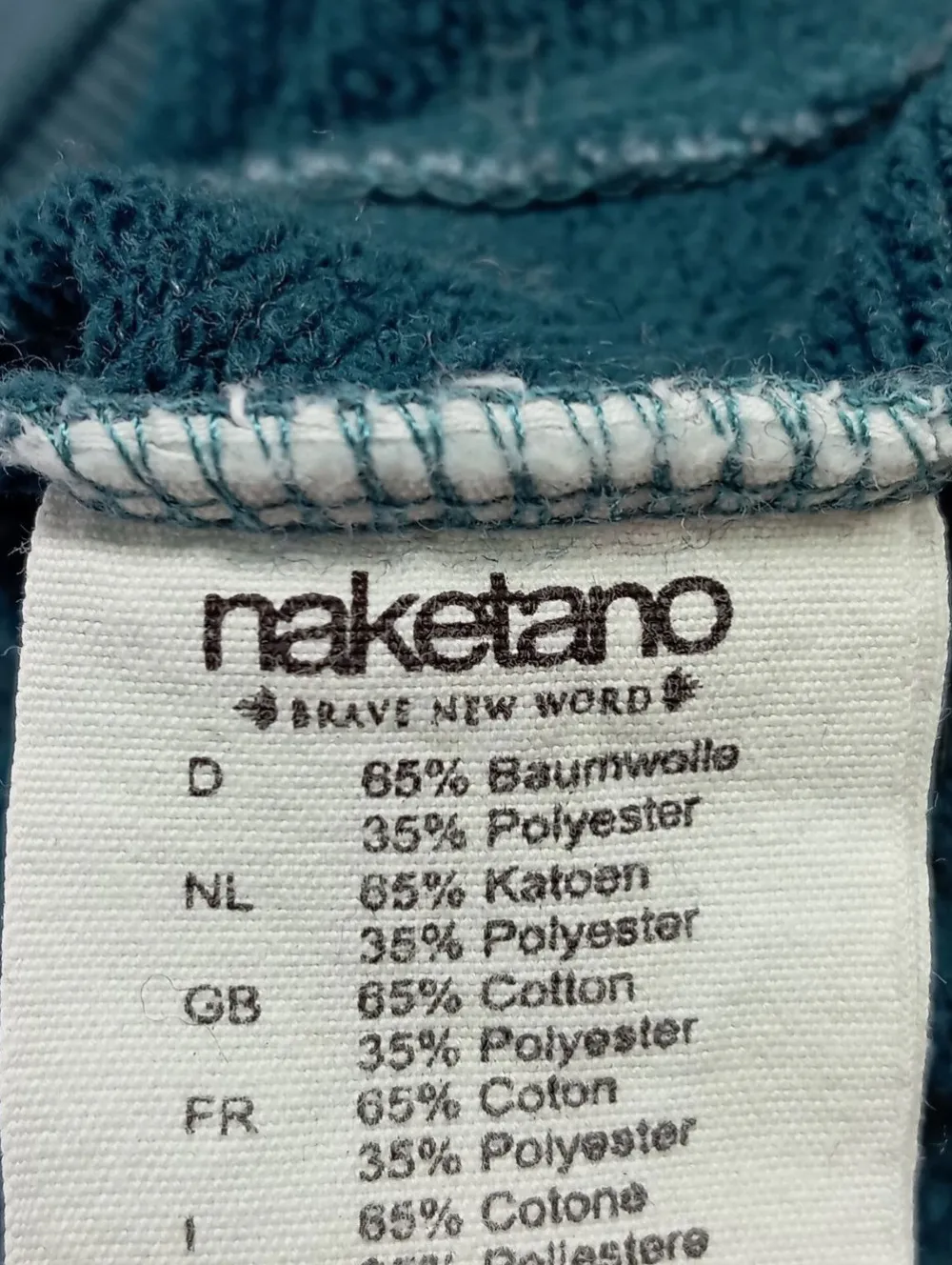Sweats>Naketano Kapuzensweatshirt Größe 36 blau