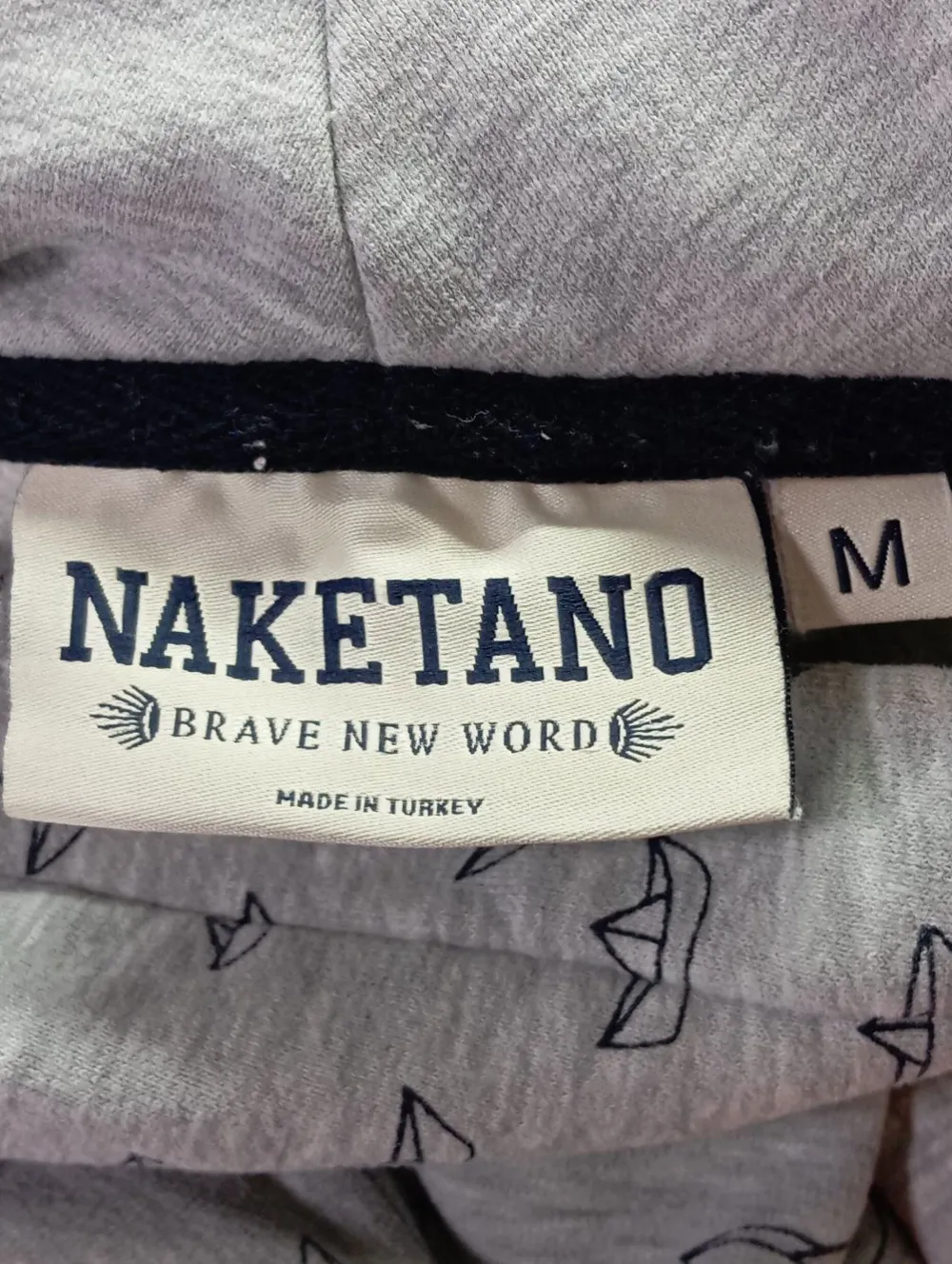 Sweats>Naketano Kapuzensweatshirt Größe 38 hellgrau