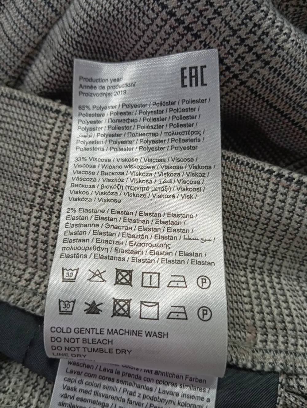 Hosen>only blue denim Karottenhose Größe 34 schwarzweiß