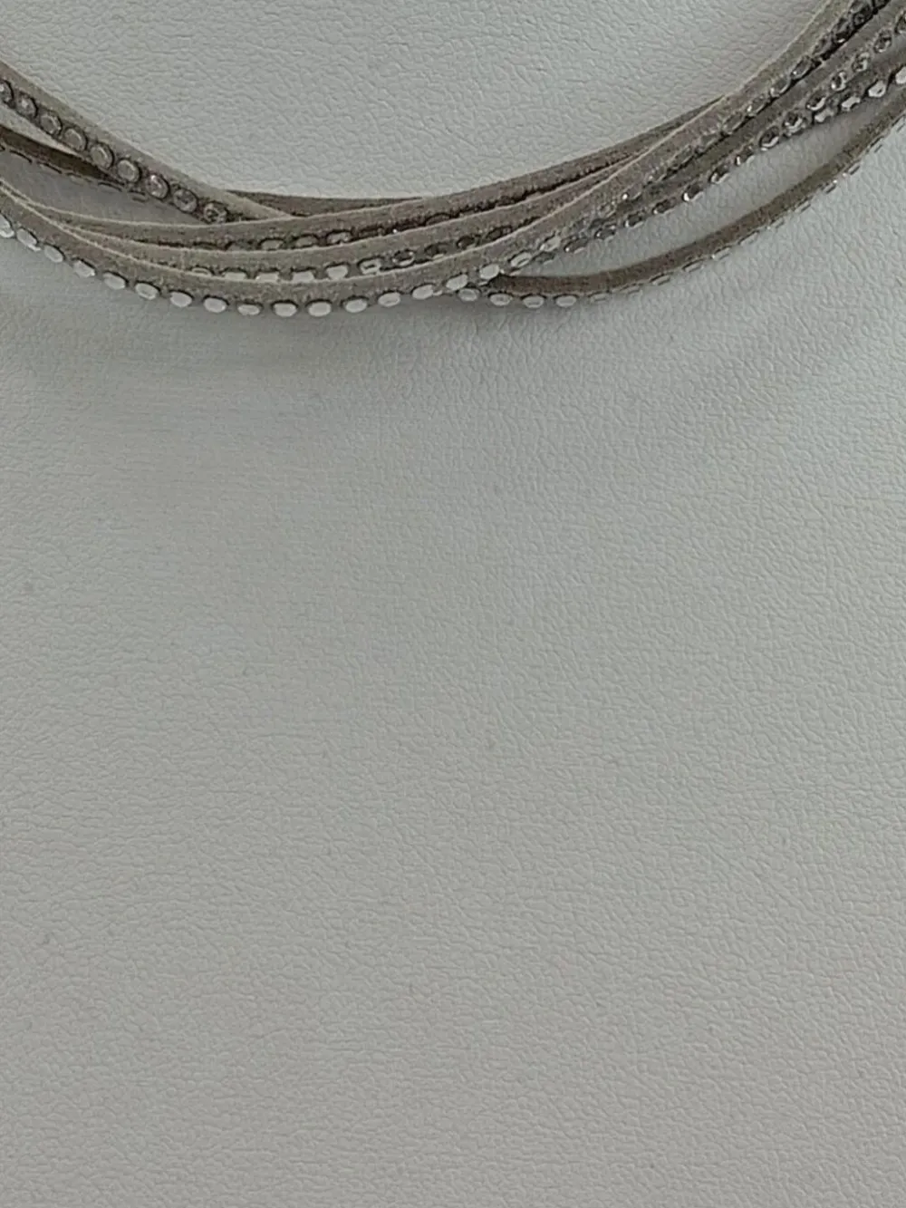 Ketten>Swarovski Kette grau