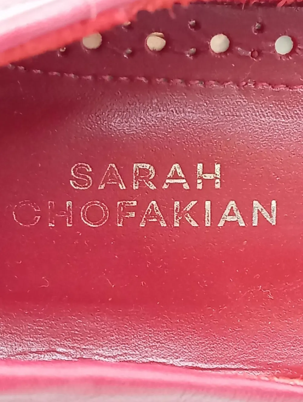 Ballerinas>Sarah Chofakian Klassische Ballerinas Größe 37 rot