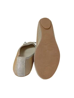 Ballerinas>Graceland Klassische Ballerinas Größe 38 silberfarbengoldfarben