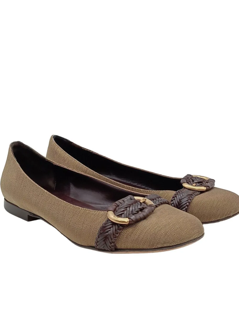 Ballerinas>Escada Sport Klassische Ballerinas Größe 38 creme