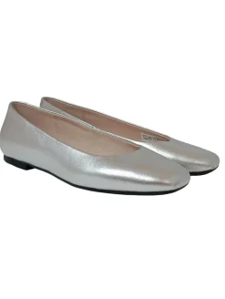 Ballerinas>Ecco Klassische Ballerinas Größe 41 silberfarben