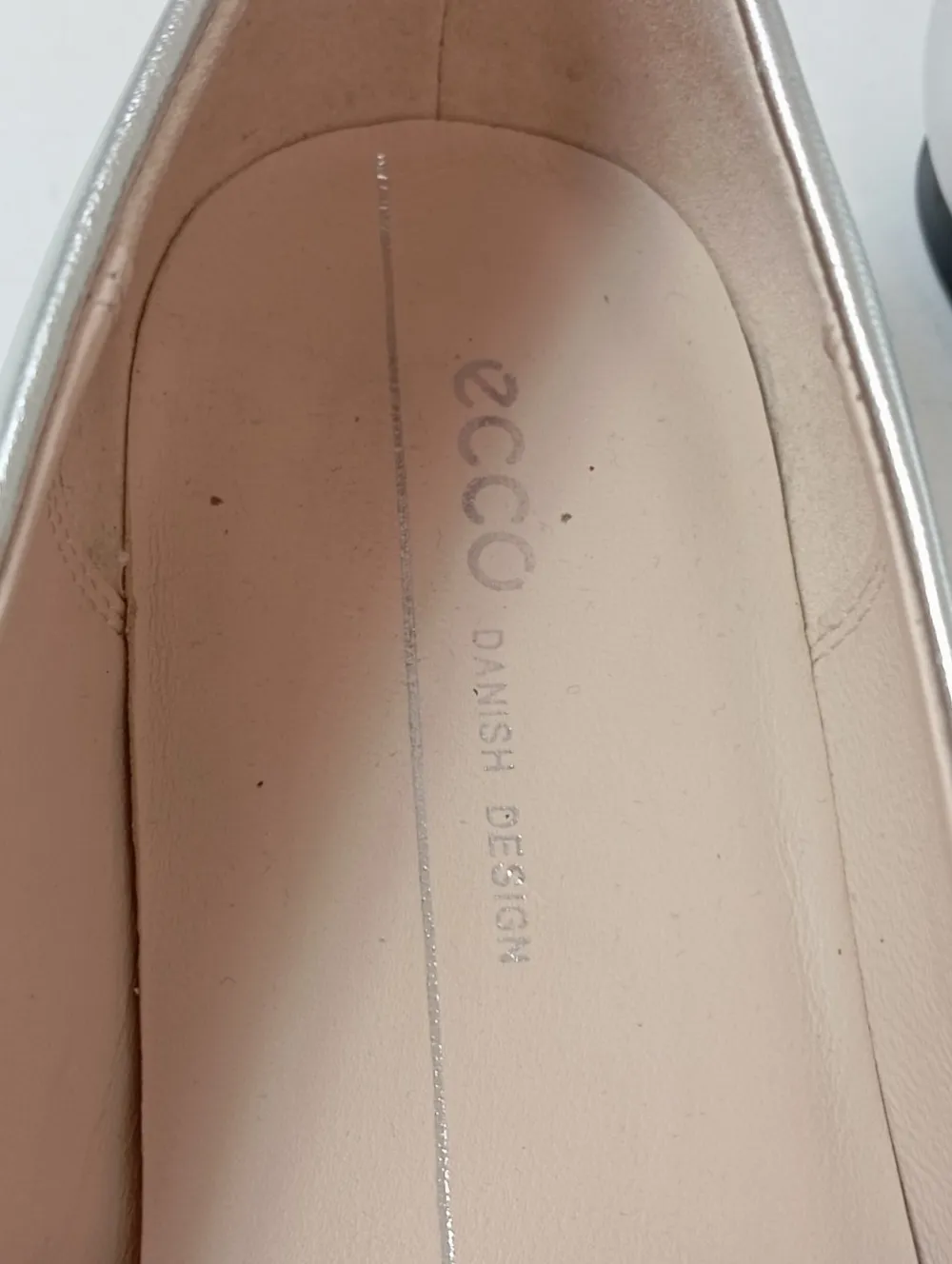 Ballerinas>Ecco Klassische Ballerinas Größe 41 silberfarben