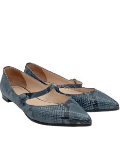 Ballerinas>Navyboot Klassische Ballerinas Größe 37 graublauschwarz