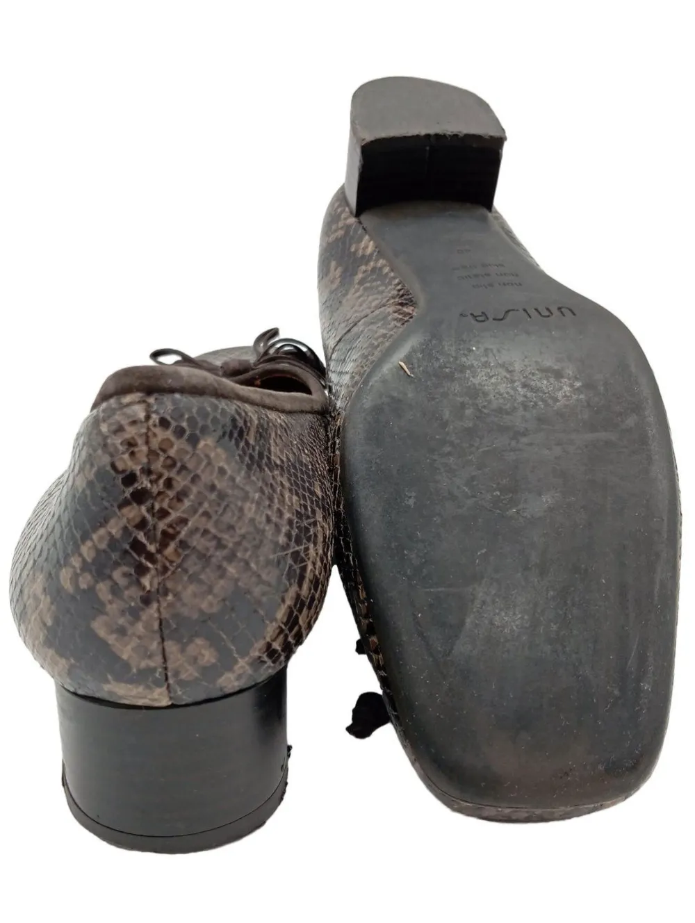 Ballerinas>Unisa Klassische Ballerinas Größe 40 braunwollweiß