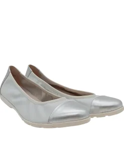Ballerinas>Caprice Klassische Ballerinas Größe 41 hellgrausilberfarben