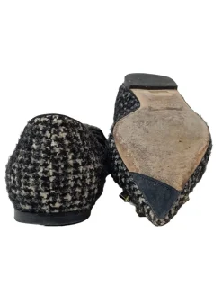 Ballerinas>Dolce & Gabbana Klassische Ballerinas Größe 37,5 schwarzwollweiß