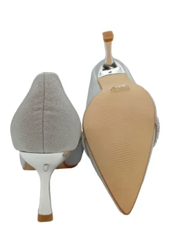 Pumps>Givana Klassische Pumps Größe 38 silberfarben