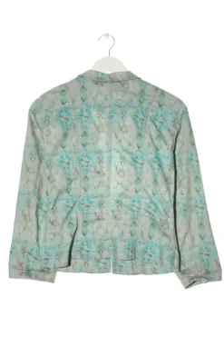 Blazer>Atelier Klassischer Blazer Größe 36 hellgrautürkis