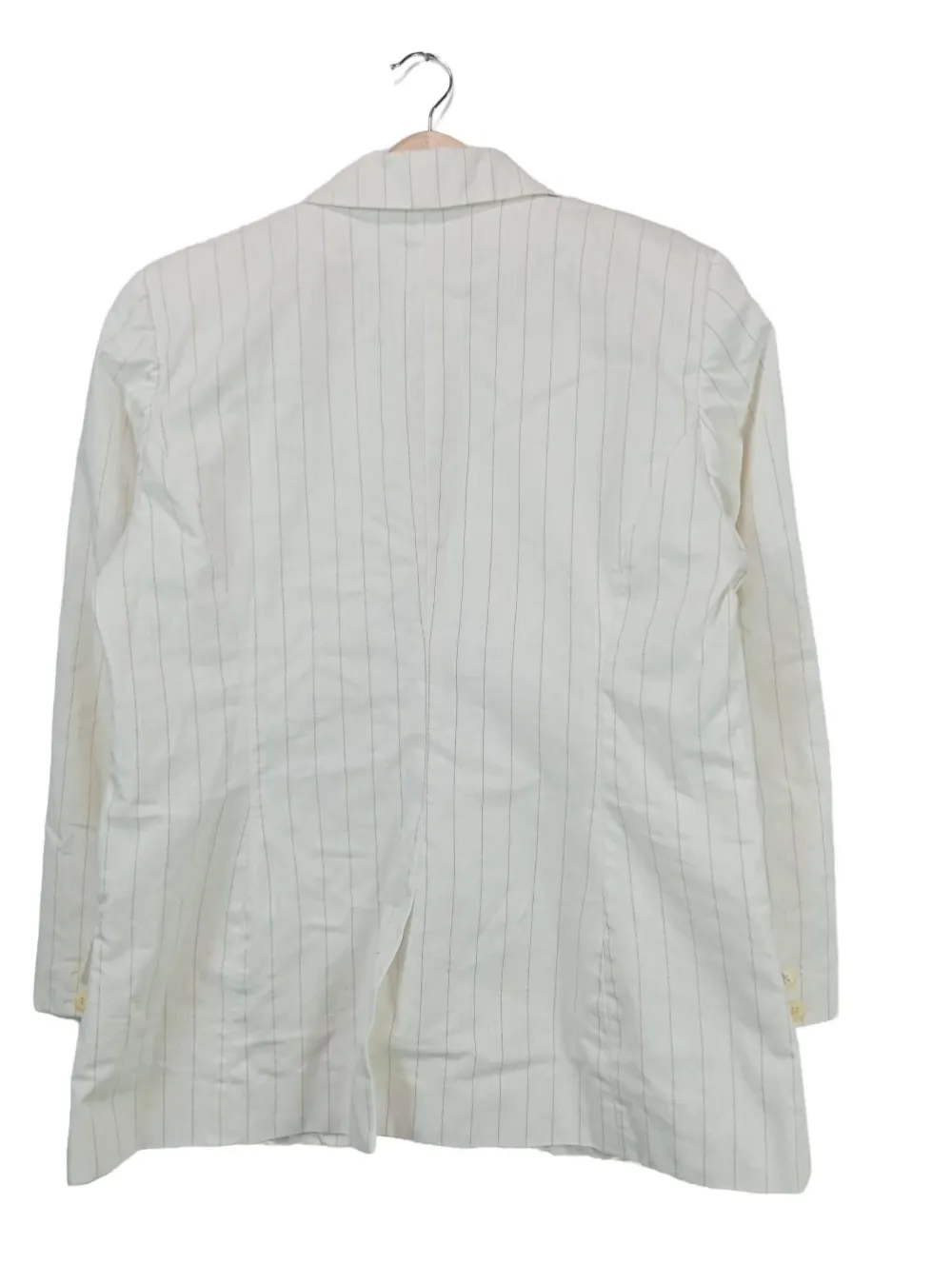 Blazer>H&M Klassischer Blazer Größe 44 weiß