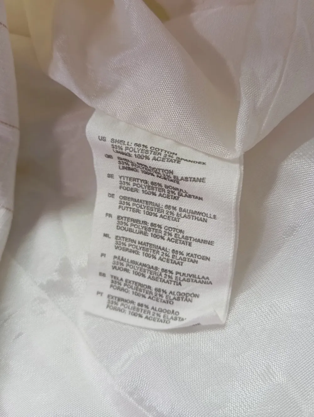 Blazer>H&M Klassischer Blazer Größe 44 weiß