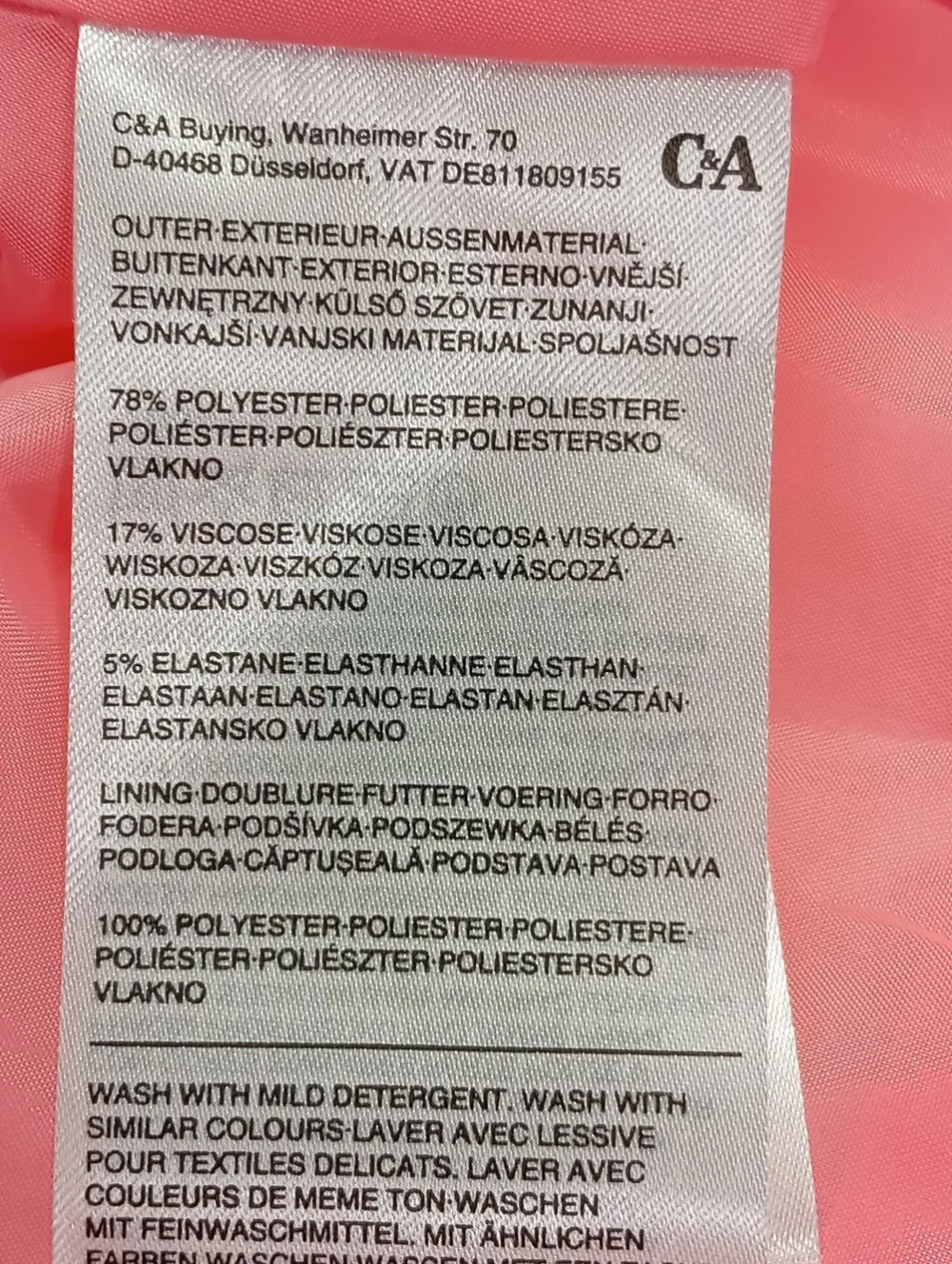 Blazer>C&A Klassischer Blazer Größe 46 pink