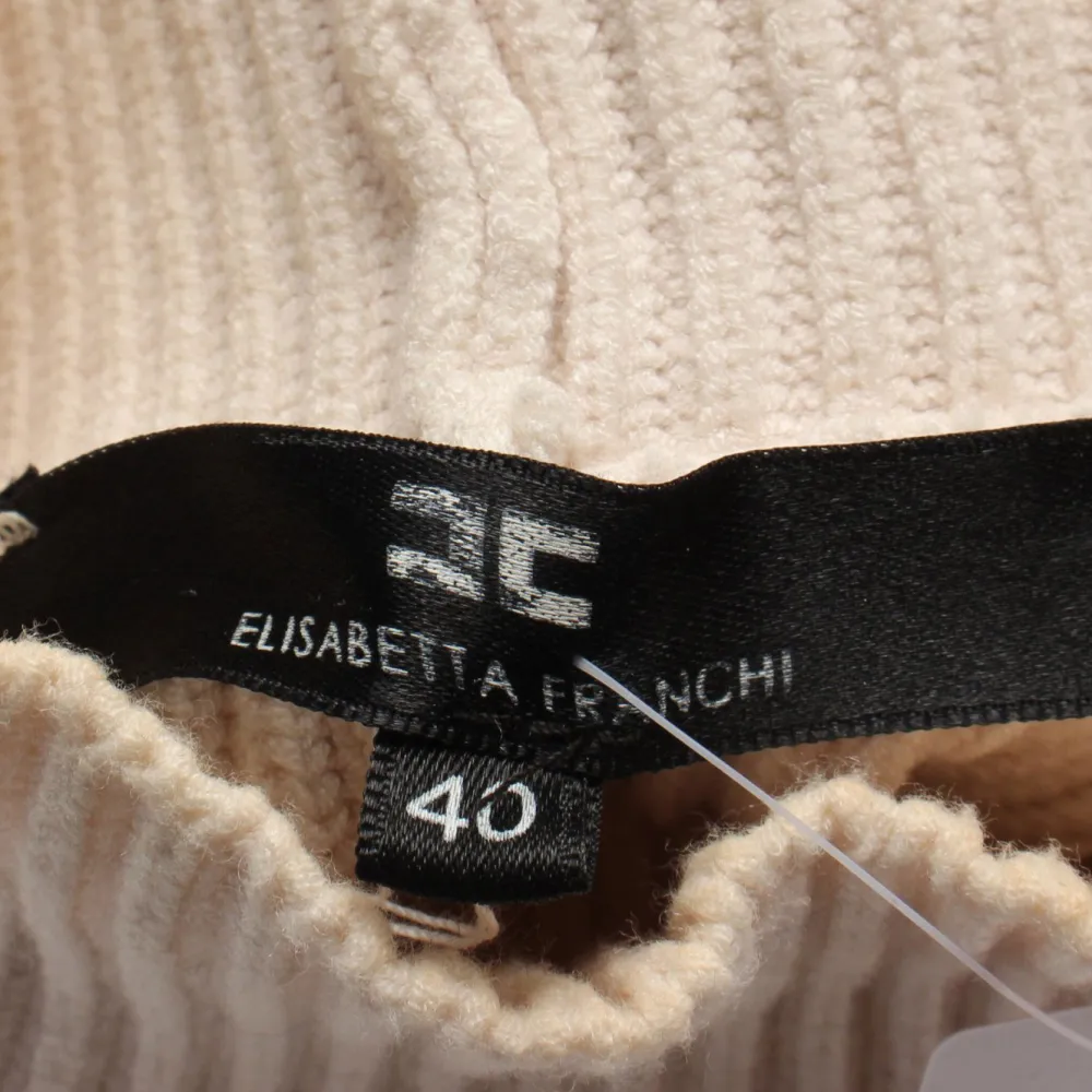 Kleider>Elisabetta Franchi Kleid Größe 34 weiß