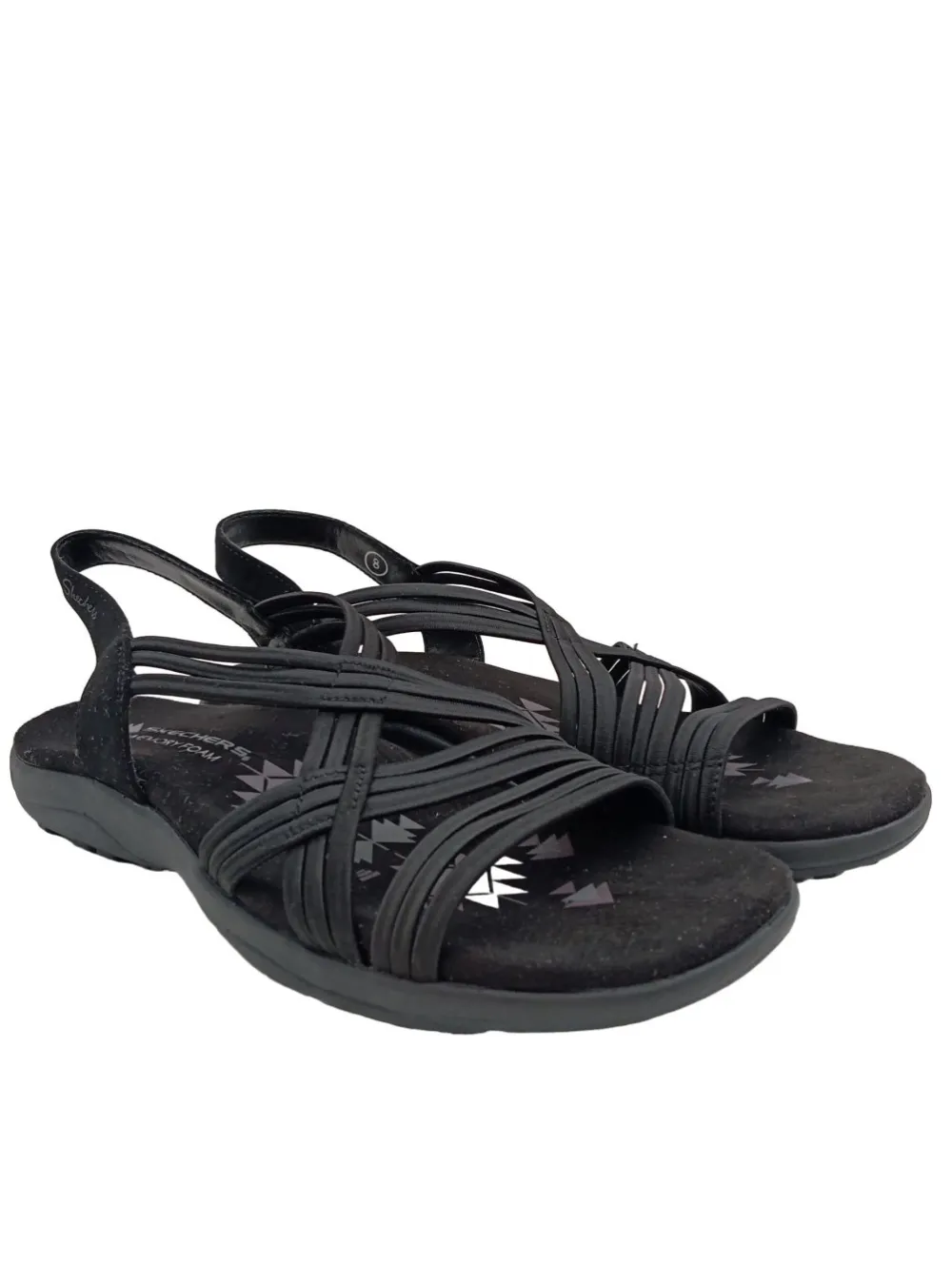 Sandalen>Skechers Komfort-Sandalen Größe 39 schwarz