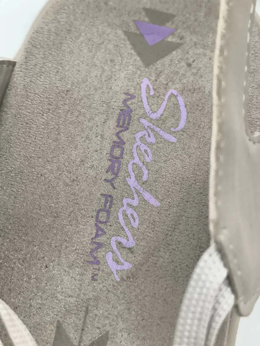 Sandalen>Skechers Komfort-Sandalen Größe 38 hellgrau