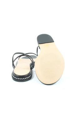 Sandalen>essen Komfort-Sandalen Größe 40 schwarzwollweiß